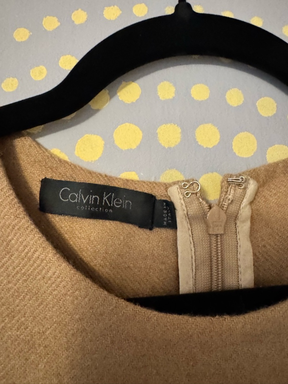 Calvin Klein Collection Camel Midi Dress - Picture 2 of 11
